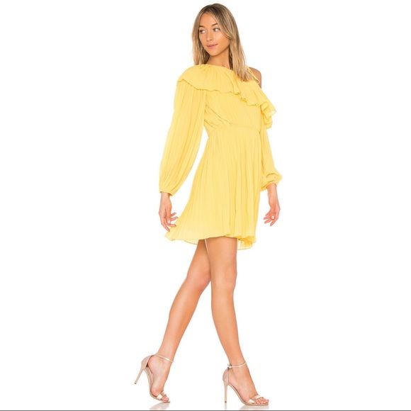 Endless Rose NWT Pleated One Shoulder Dress‎ Size S - Picture 2 of 3